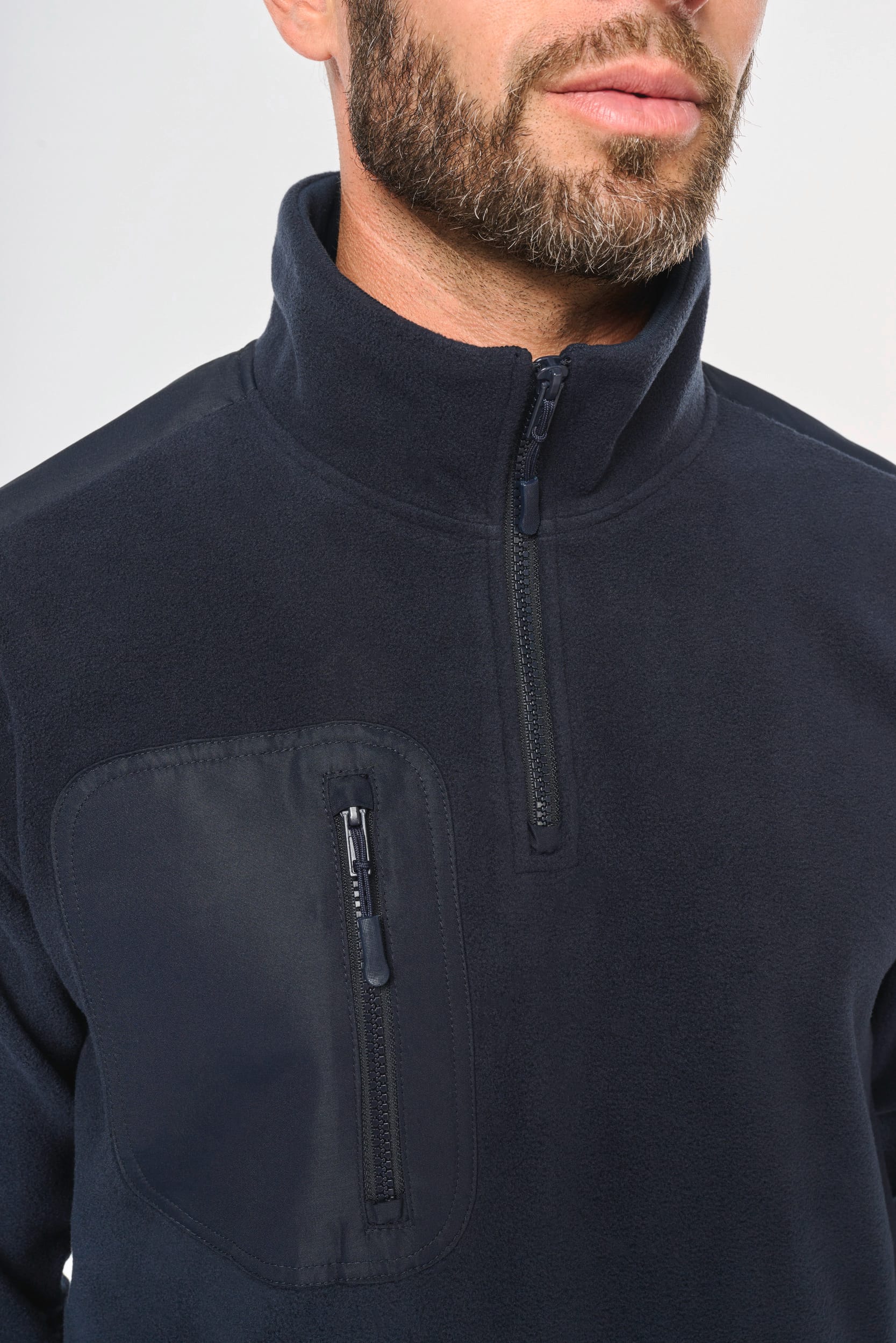 Polaire écoresponsable col zippé - Image 25