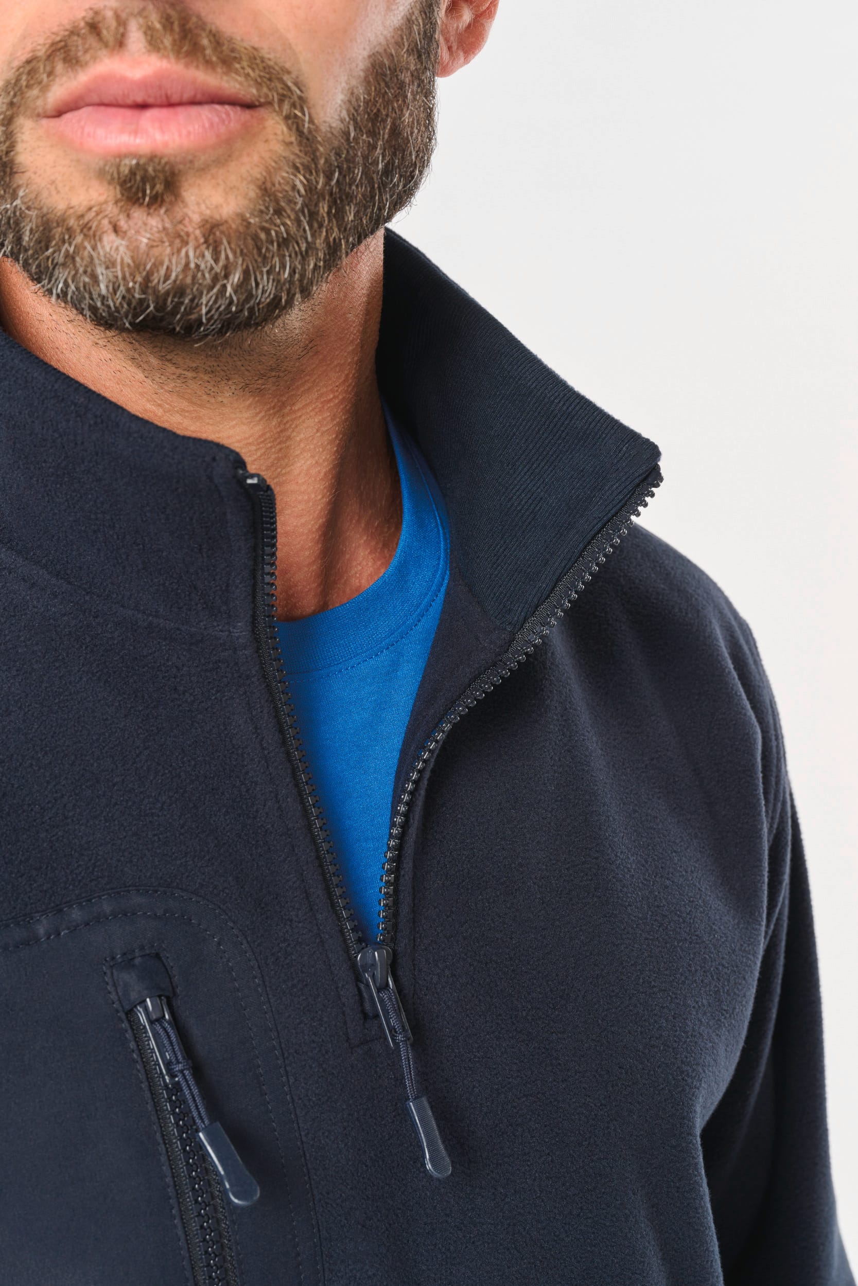 Polaire écoresponsable col zippé - Image 26