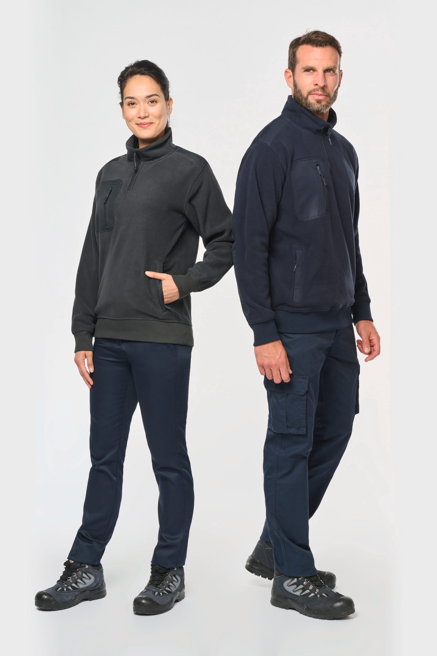 Polaire écoresponsable col zippé - Image 24