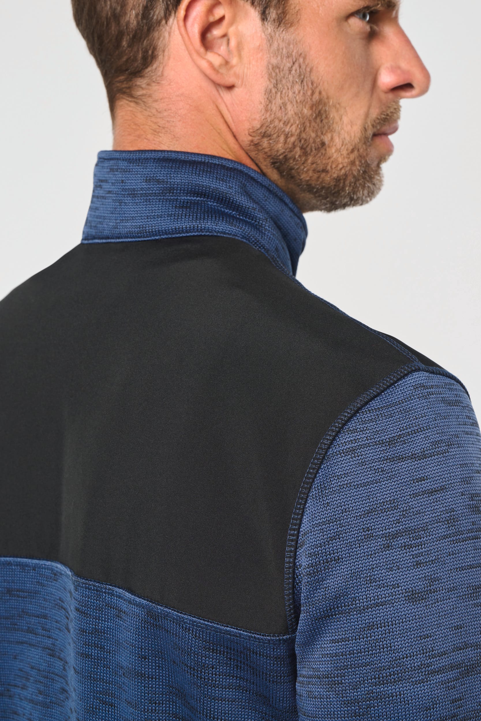 Veste recyclée en polytricot homme - Image 5