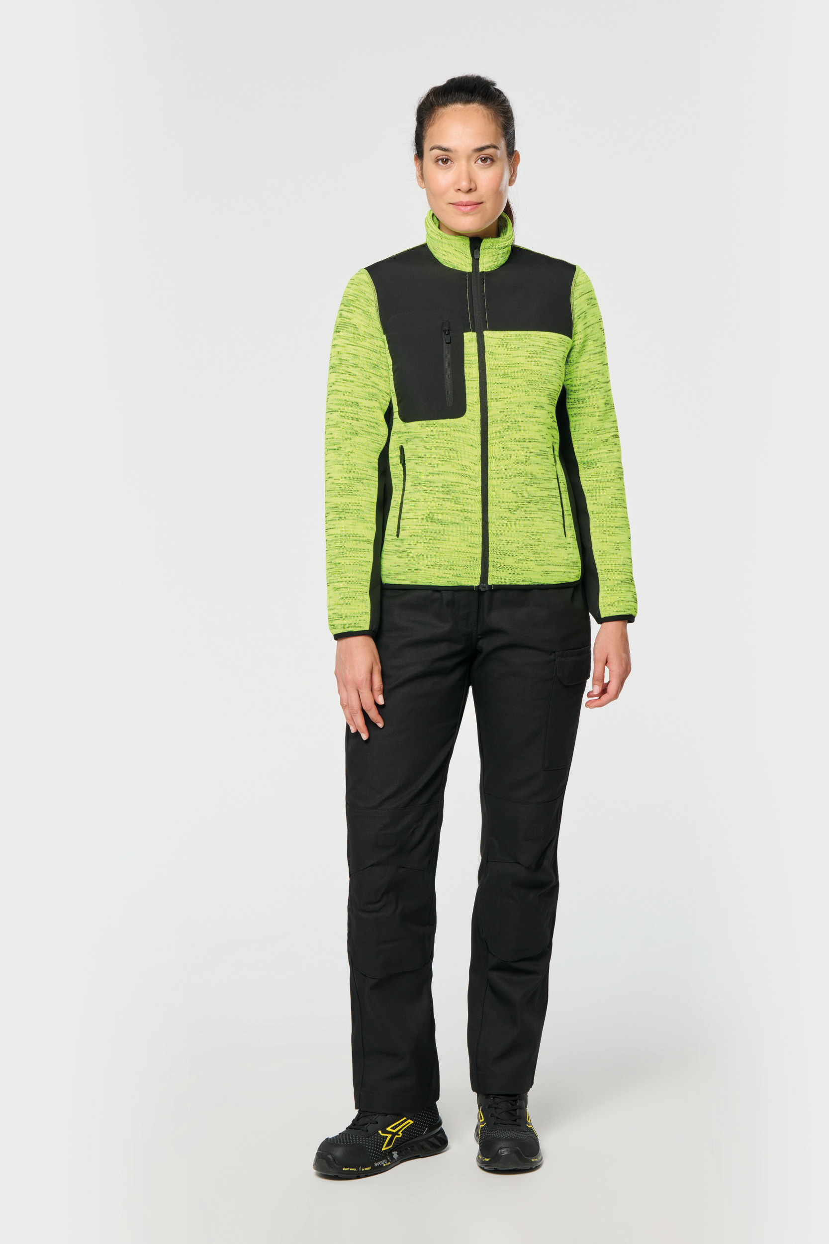 Gerecycled damesjasje in polytricot