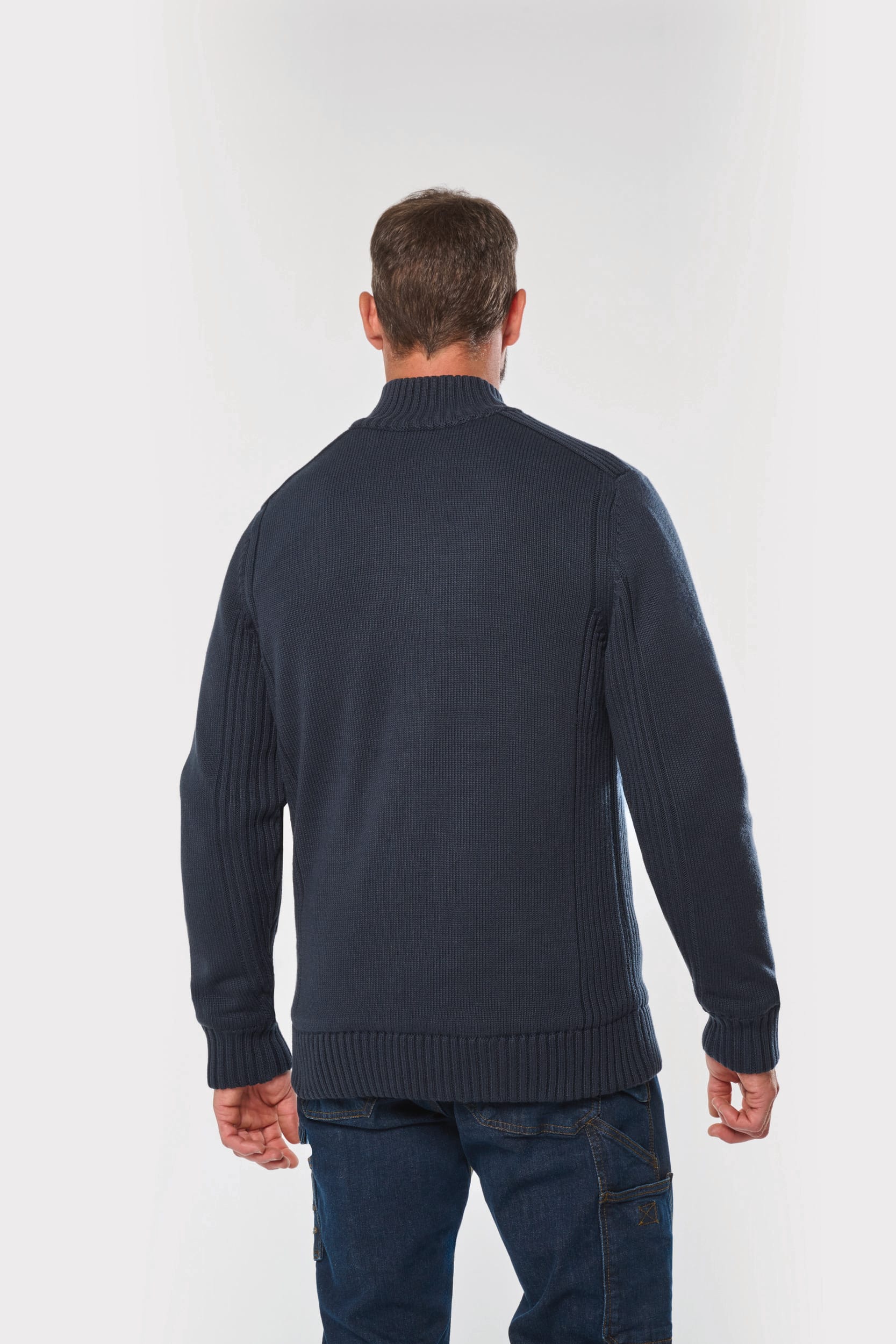 Cardigan doublé polaire homme