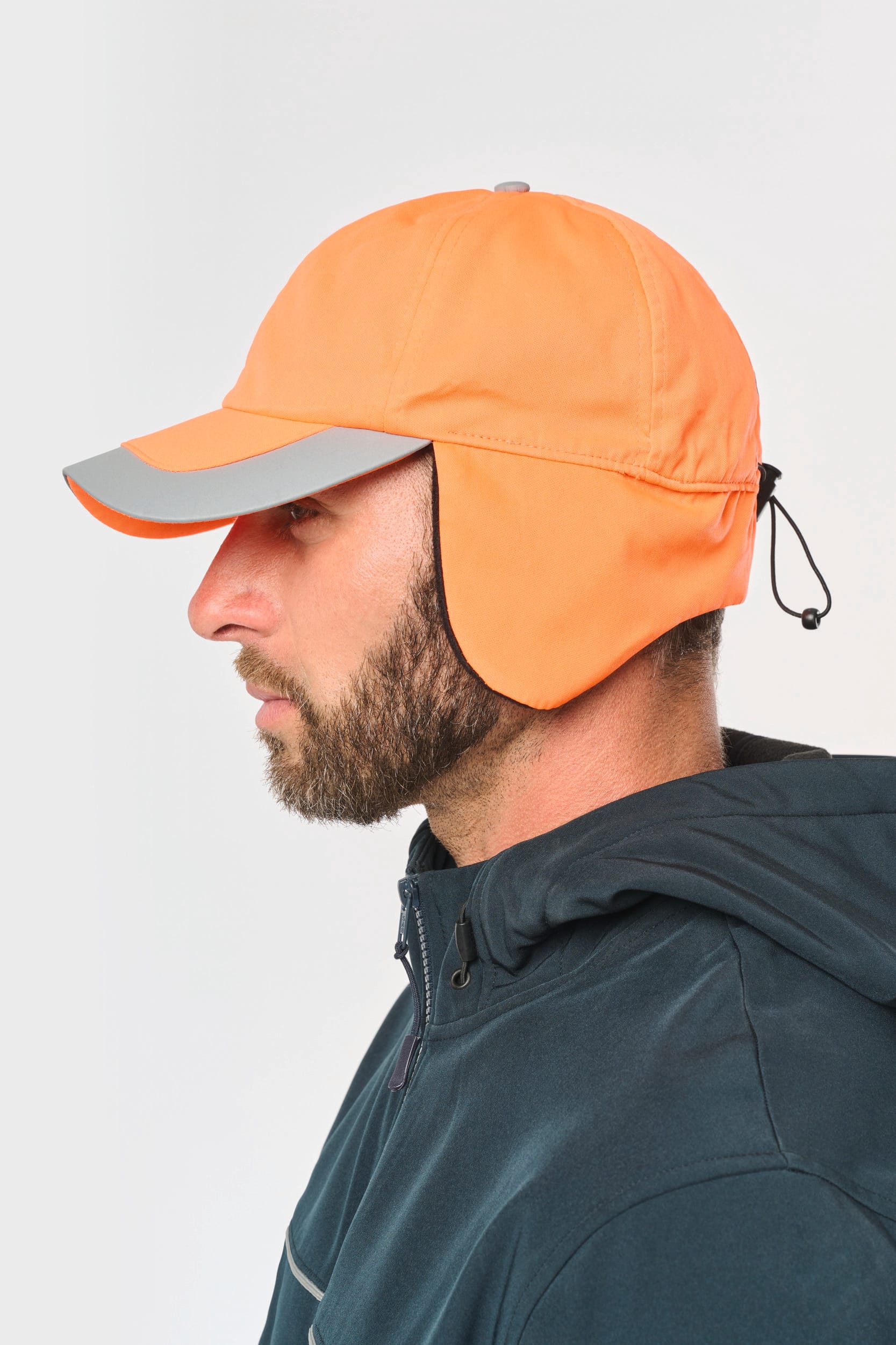 Casquette hiver fluorescente – 6 panneaux - Image 3