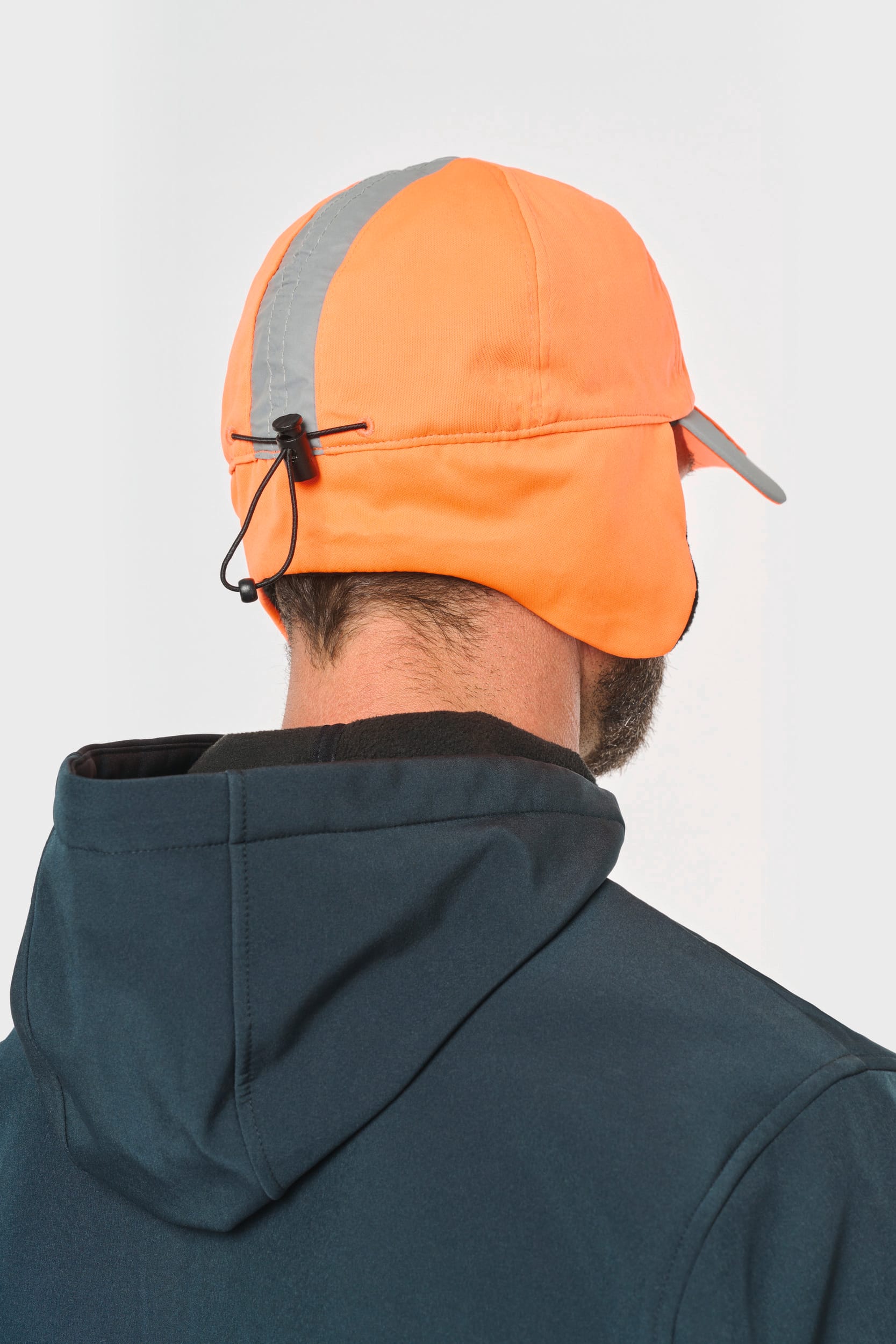 Casquette hiver fluorescente – 6 panneaux - Image 4