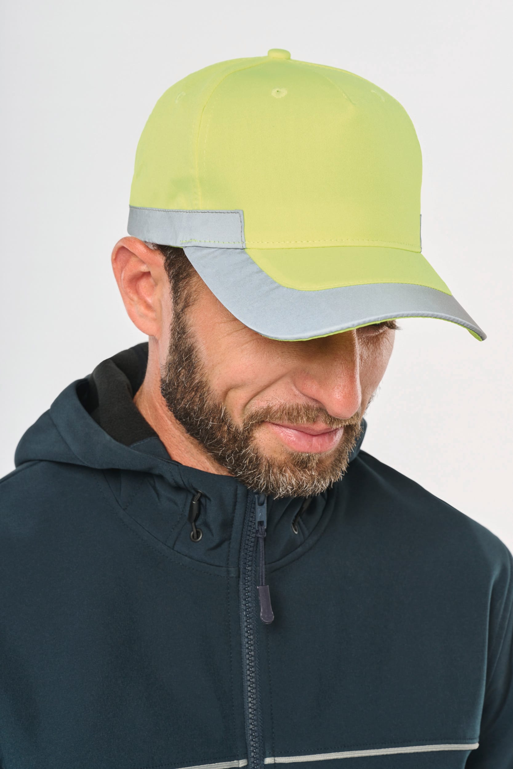 Casquette fluorescente - 5 panneaux