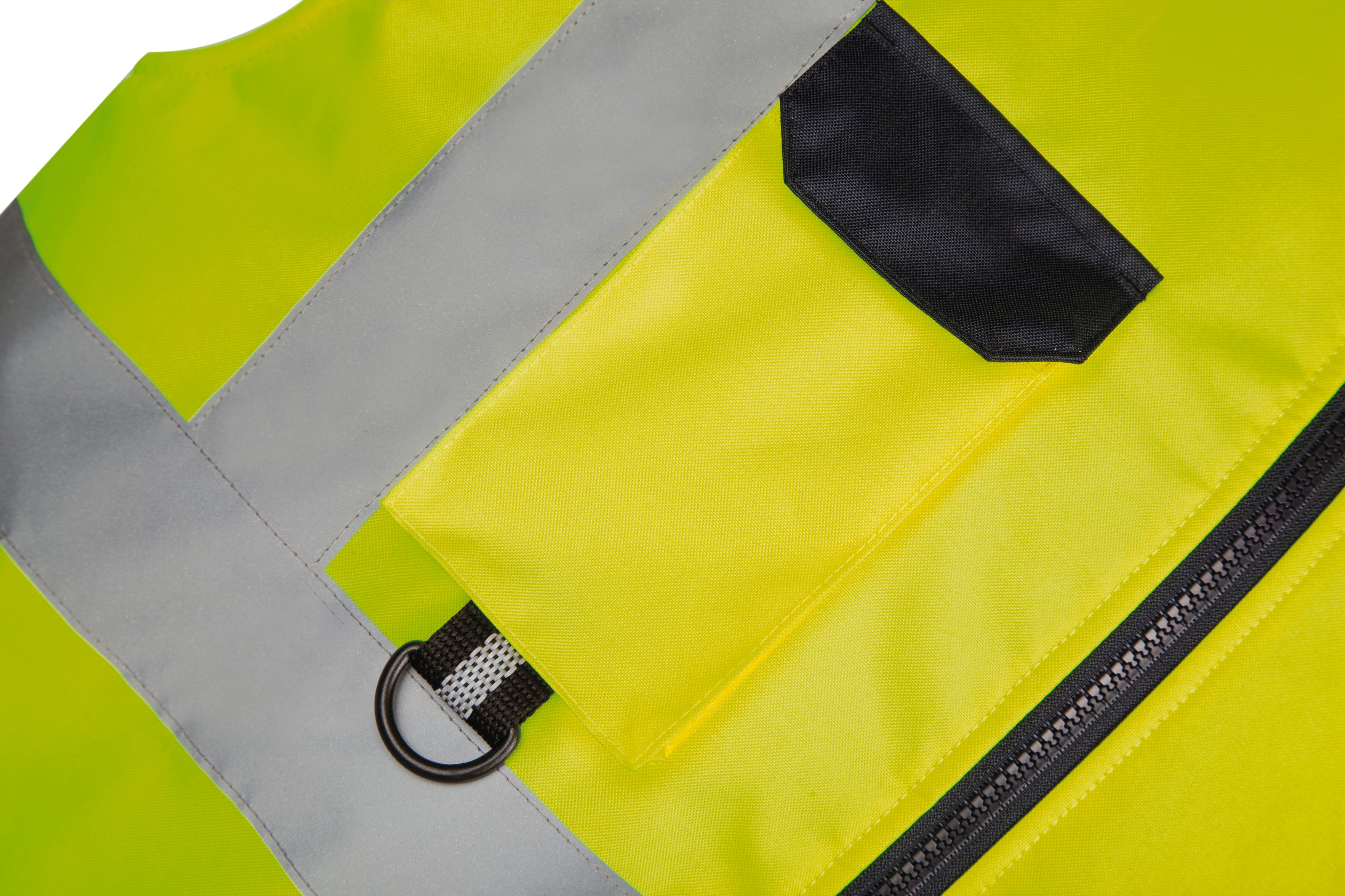 Colete forrado de alta visibilidade