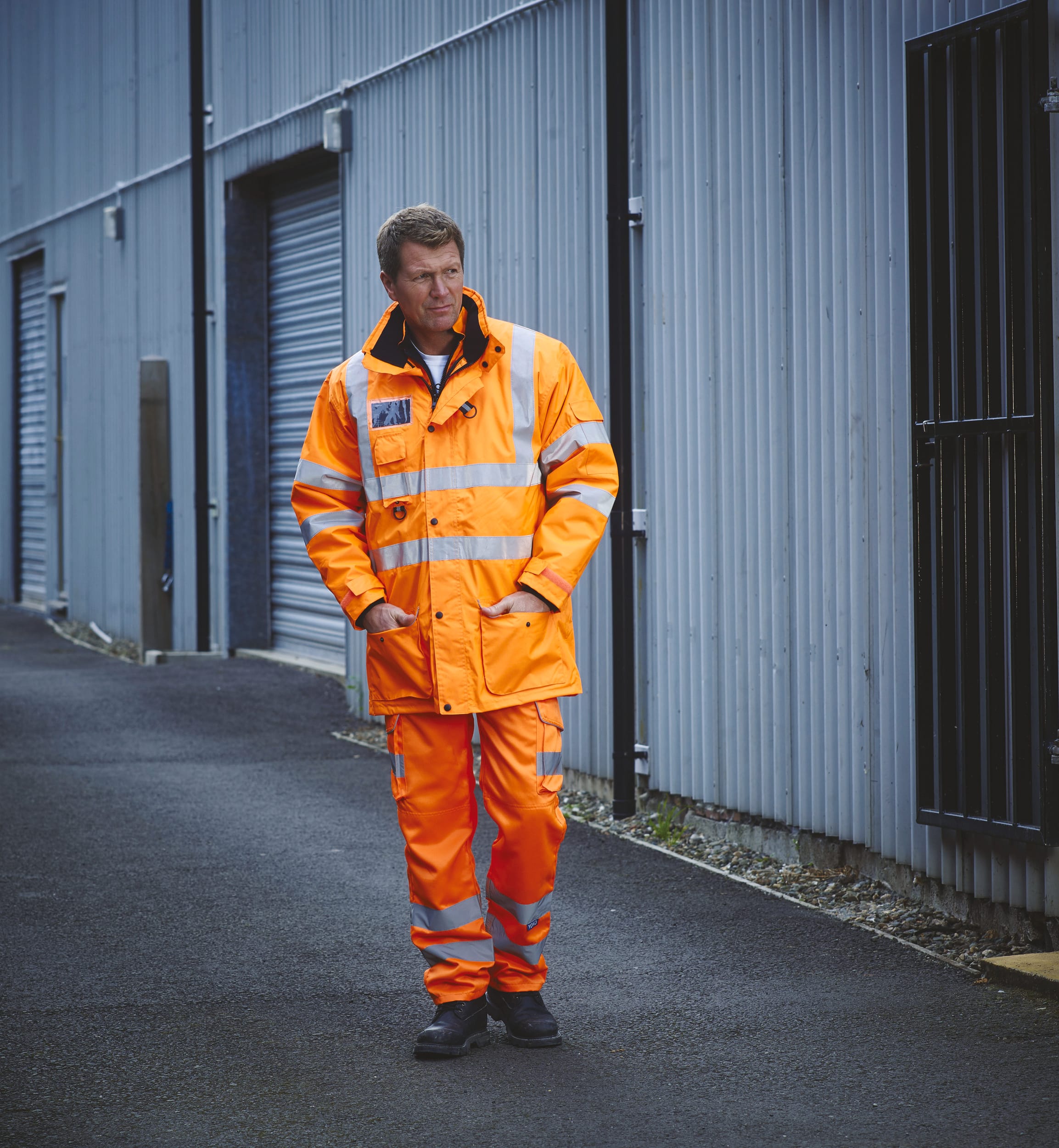 Calças cargo de alta visibilidade