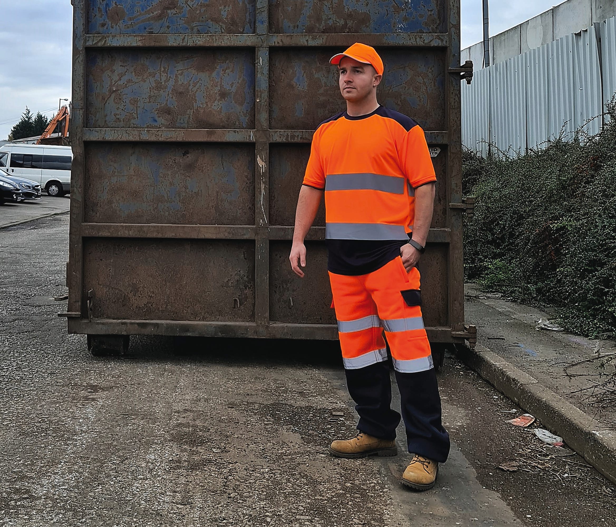 T-shirt bicolore Hi-vis - Image 1