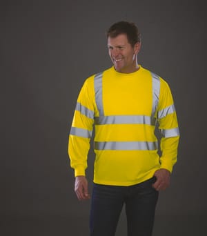 Hi-Vis T-shirt lange mouwen
