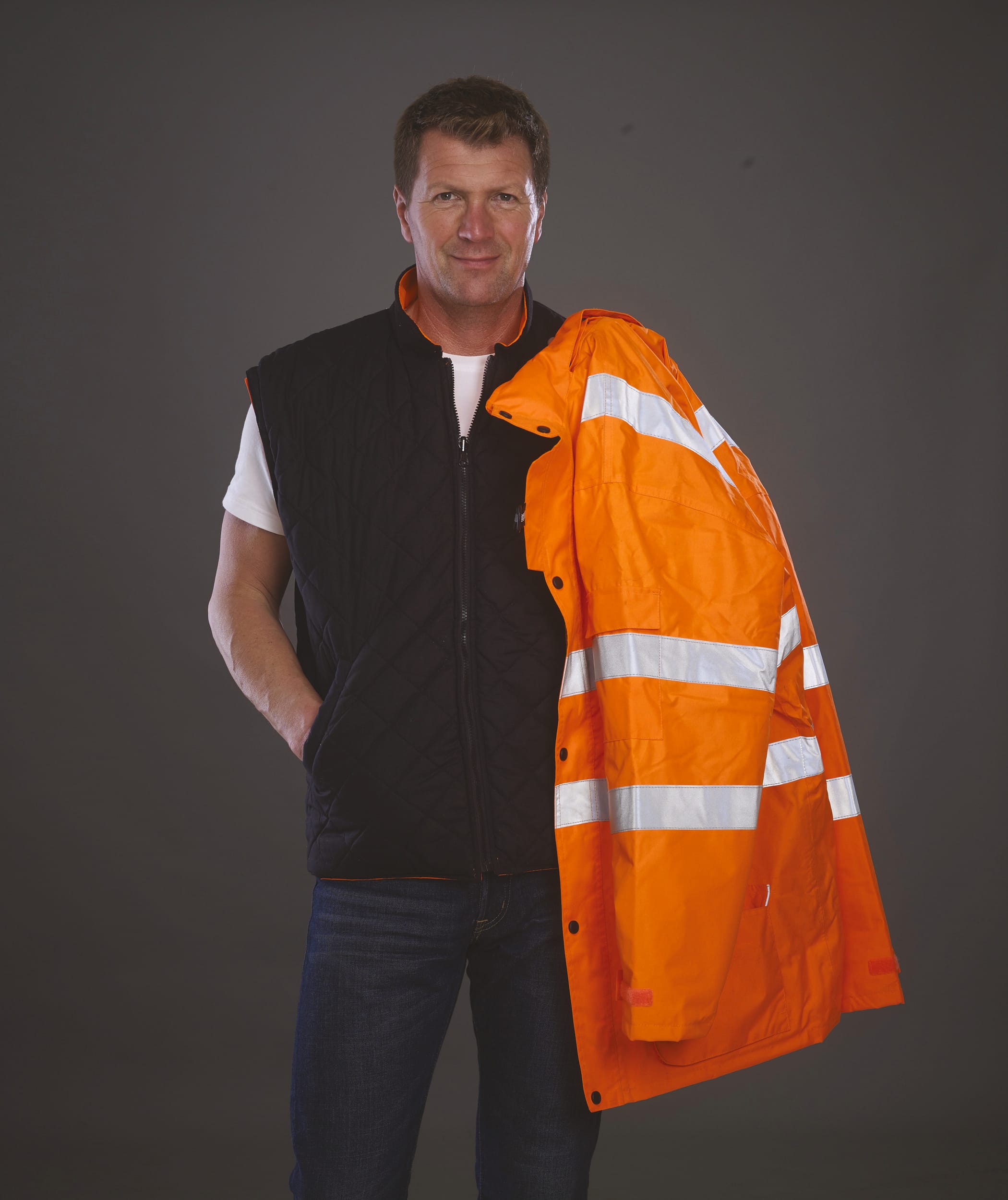 Parka de segurança de alta visibilidade 7 em 1