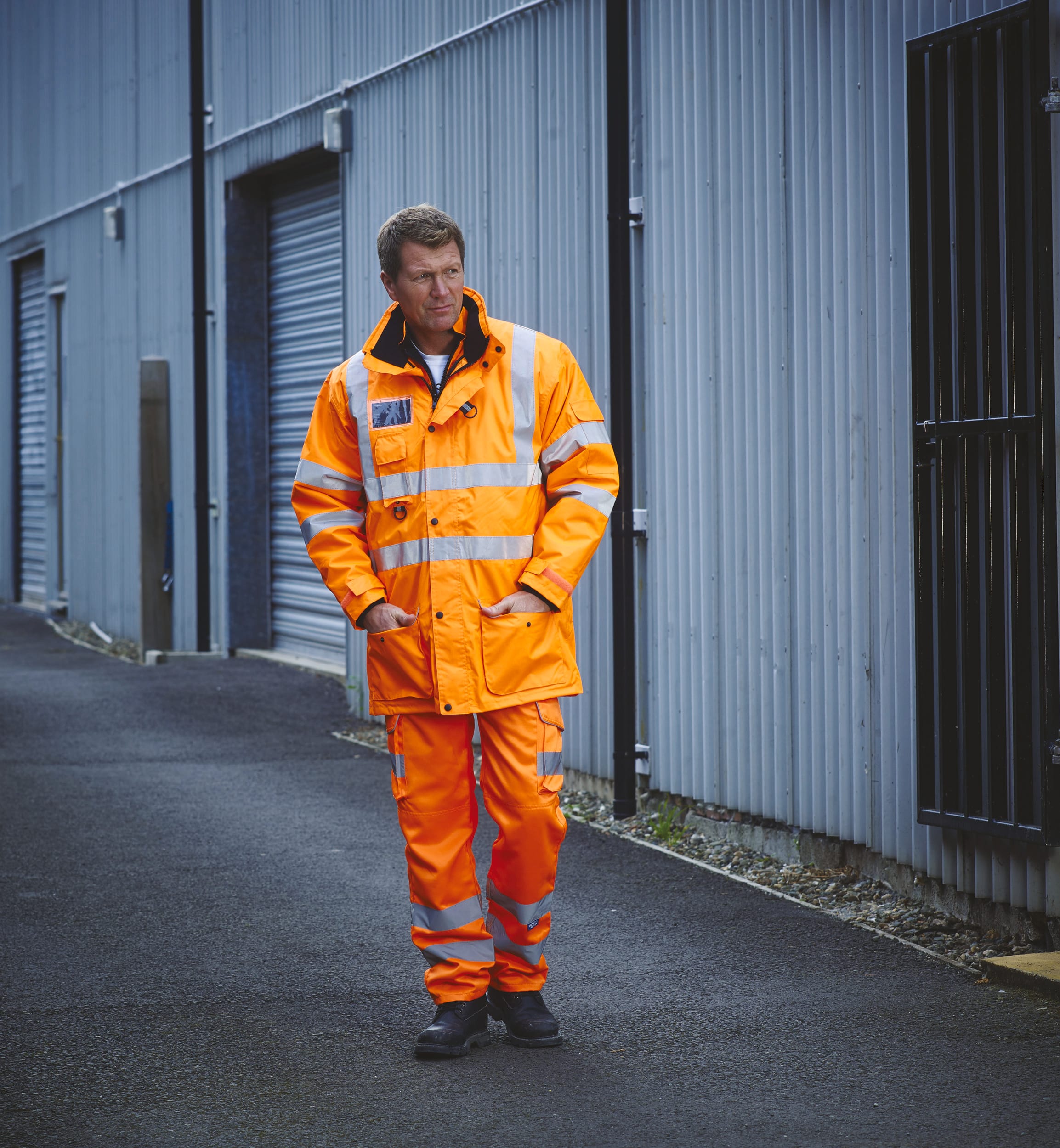 Parka de segurança de alta visibilidade 7 em 1