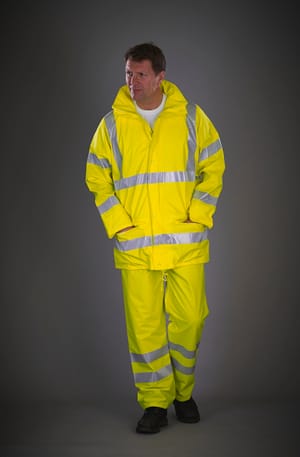 Ademende regenbroek Hi-Vis Soft Flex