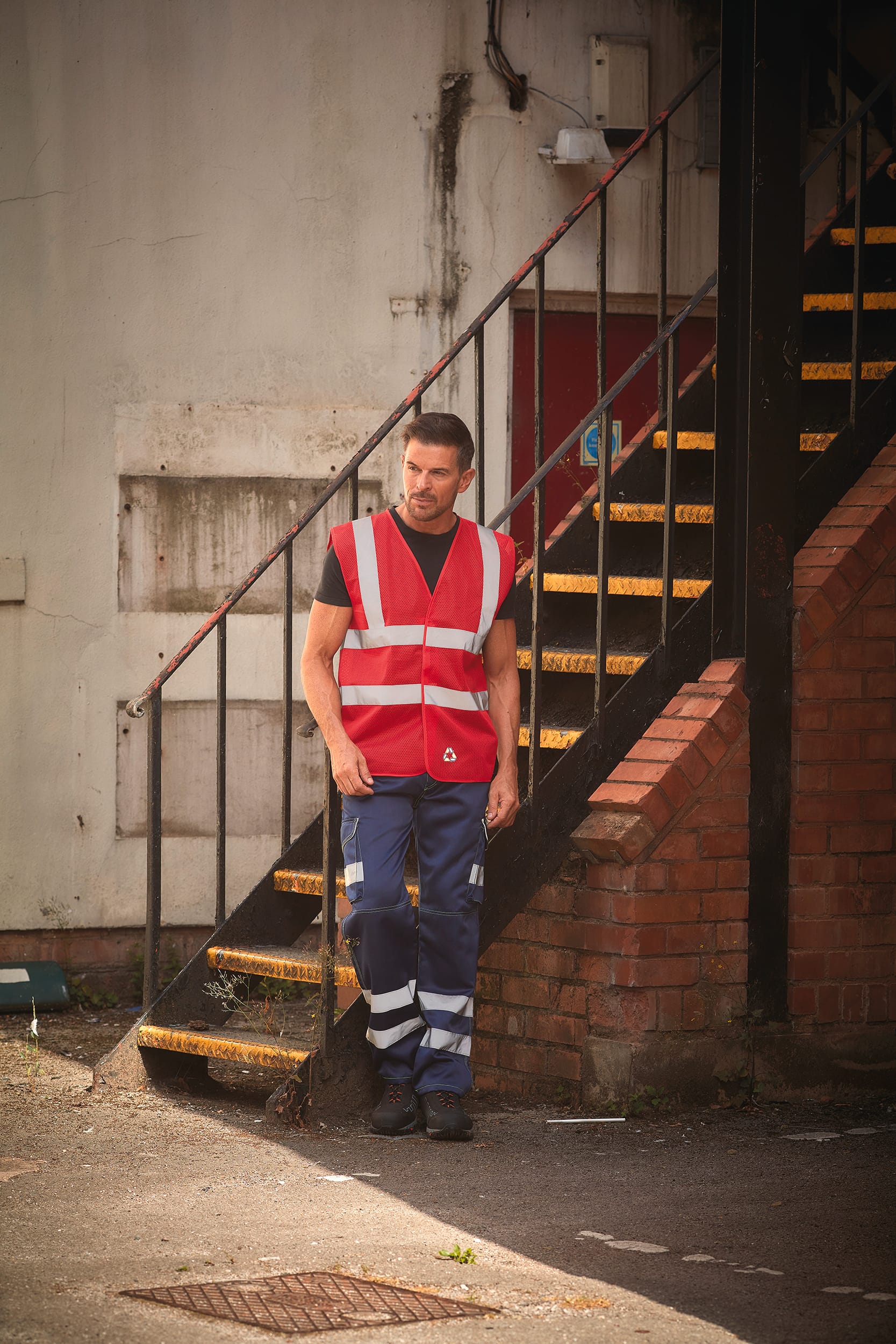 Gilet haute visibilité à maille ajourée recyclée - Image 13