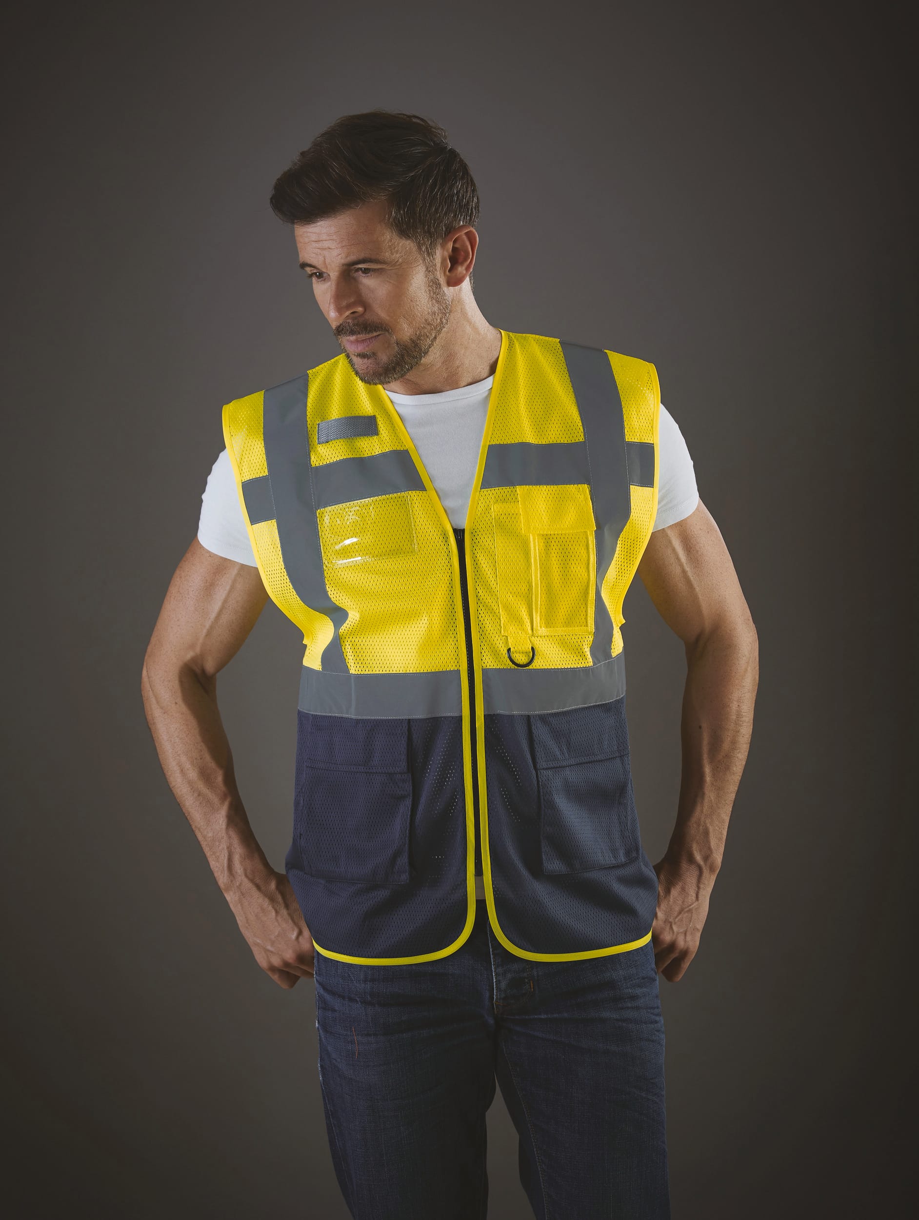 Hi-Vis Top Cool executive waistcoat - Yoko Hi-Vis Top Cool executive waistcoat - Yoko