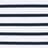 White / Navy Stripes