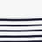 White / Navy Stripes