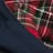 Navy / Red Tartan