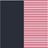 Navy / White / Red Stripes