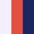 White / French Red / Reflex Blue