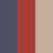 Mood Indigo / Light Scarlet Red / Beige Sand