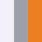 White / Grey / Orange