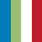 Blue / Green / White / Red
