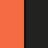 Fluorescent Orange / Black